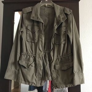 Aeropostale Green Army Jacket; Small